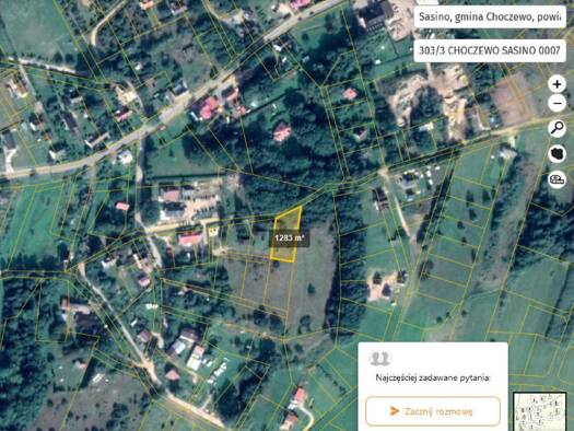 Grundstück zum Kauf provisionsfrei 34.900 € 1.283 m² Grundstück Sasino 84-210