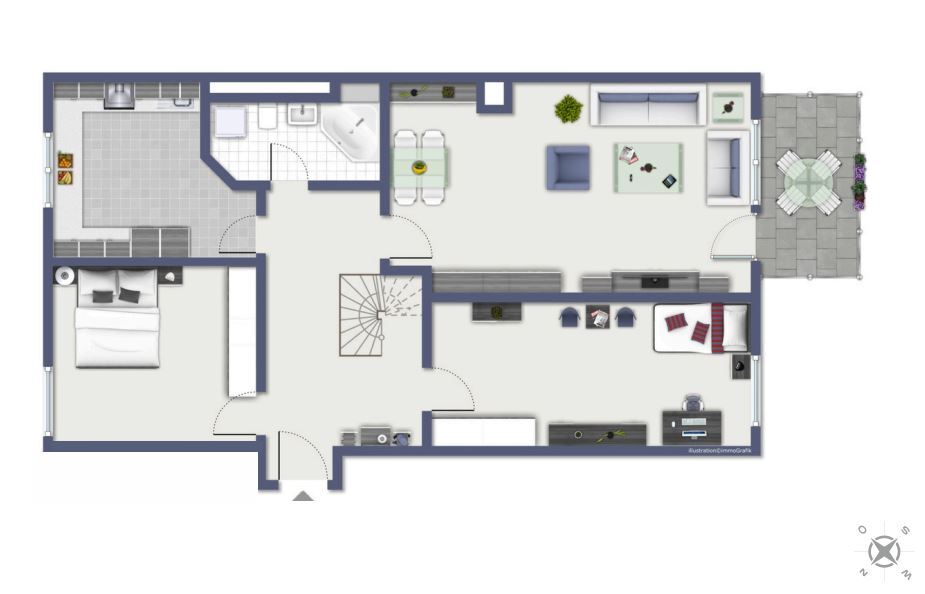 Maisonette zur Miete 2.300 € 3,5 Zimmer 103 m²<br/>Wohnfläche 3.<br/>Geschoss ab sofort<br/>Verfügbarkeit Gustav-Heinemann-Ring 55 Altperlach München 81739