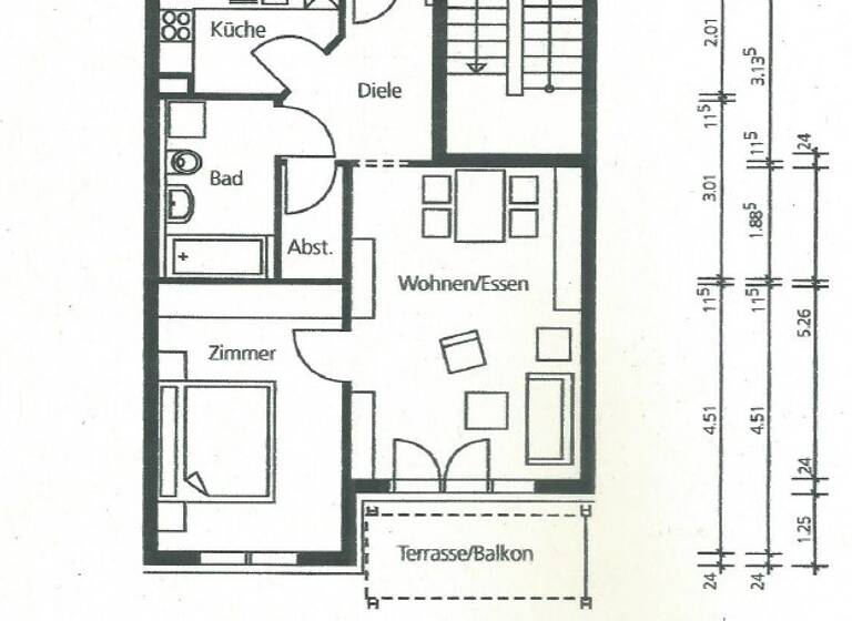 Wohnung zum Kauf 237.000 € 2 Zimmer 56 m²<br/>Wohnfläche Hauingen Lörrach 79541