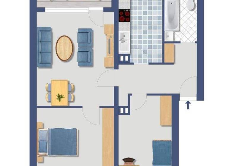 Wohnung zum Kauf provisionsfrei 139.000 € 3 Zimmer 65 m² EG Frimmersdorf Grevenbroich 41517