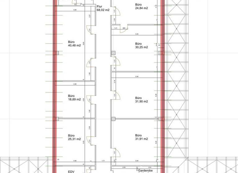 Bürogebäude zur Miete 16 € 1 Zimmer 24 m² Bürofläche Gräfelfing 82166