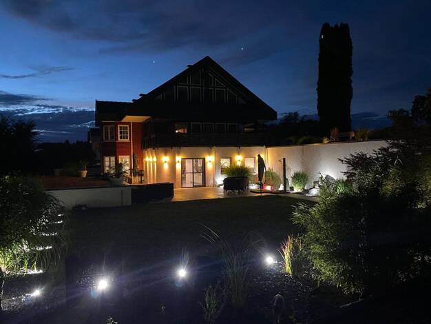 Einfamilienhaus zum Kauf provisionsfrei 950.000 € 9 Zimmer 309 m² 1.717 m² Grundstück Pfaffenrot Marxzell 76359
