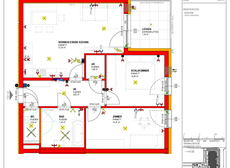 Wohnung zur Miete - Erstbezug 988 € 3 Zimmer 73,3 m² 3. Geschoss Am Dorfplatz 2 Alkoven 4072