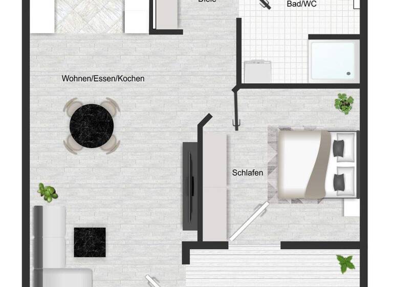 Wohnung zur Miete - Erstbezug 950 € 2 Zimmer 62,7 m² 3. Geschoss Tiengen Waldshut-Tiengen 79761