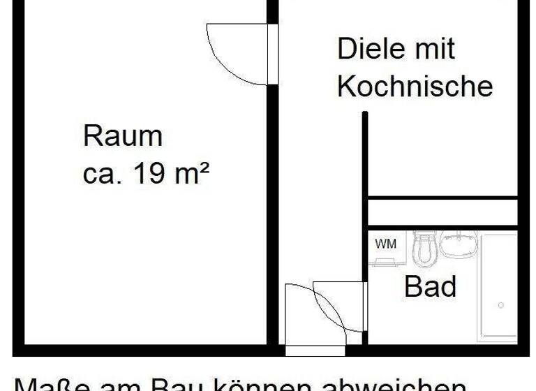 Studio zur Miete 290 € 1 Zimmer 33,7 m² 4. Geschoss frei ab 01.03.2026 Waldmeisterstr. 19 Heide Nord Halle (Saale) 06120