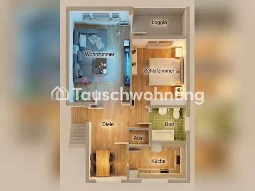 Wohnung zur Miete Tauschwohnung 665 € 2 Zimmer 61 m² 1. Geschoss Osdorf Hamburg 22609