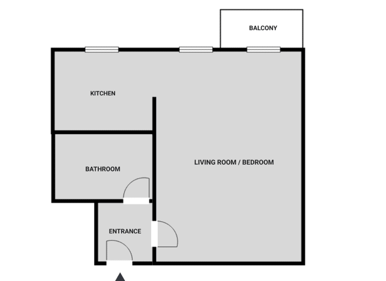 Studio zur Miete 870 € 1 Zimmer 34 m² 3. Geschoss frei ab sofort Silbersteinstraße 36 Neukölln Berlin 12051