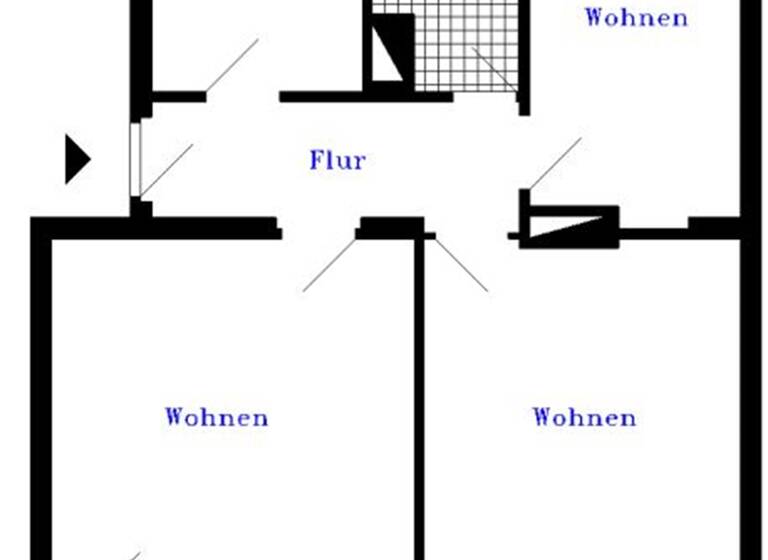 Wohnung zur Miete 379 € 3 Zimmer 67,7 m²<br/>Wohnfläche 4.<br/>Geschoss Rosa-Luxemburg-Straße 50b Finsterwalde Finsterwalde 03238