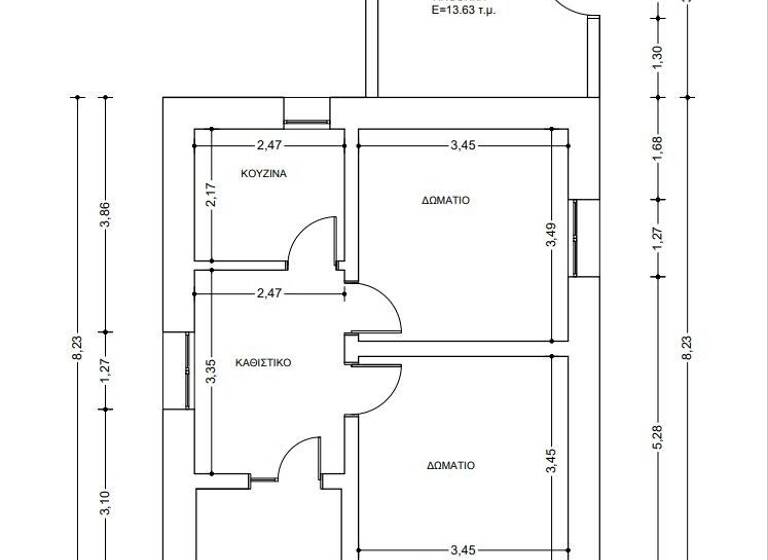 Einfamilienhaus zum Kauf 220.000 € 3 Zimmer 75 m² 1.400 m² Grundstück Chalkidiki