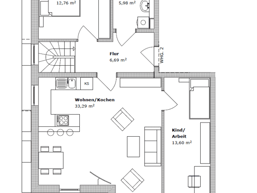 Wohnung zum Kauf - Erstbezug provisionsfrei 592.000 € 3 Zimmer 74 m² Hallbergmoos Hallbergmoos 85399