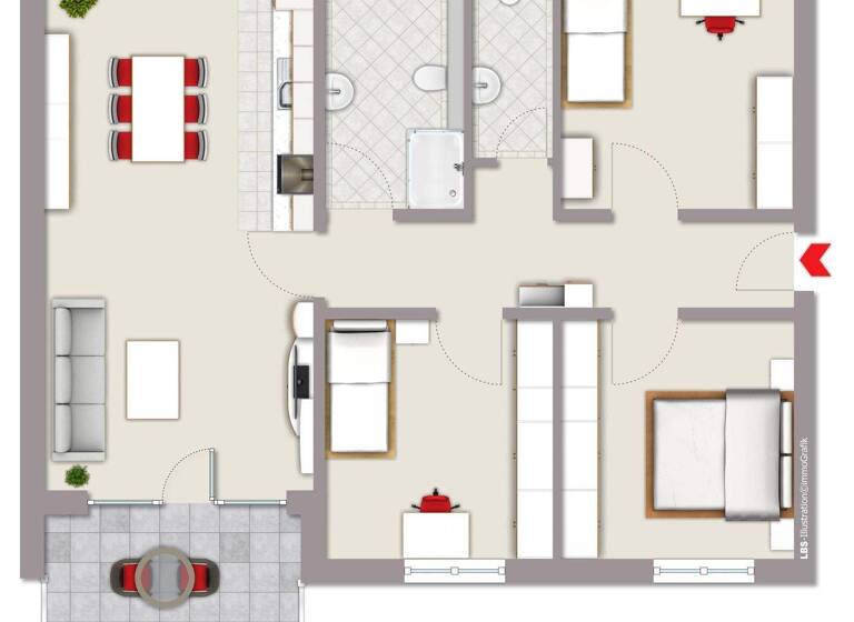 Wohnung zum Kauf - Erstbezug provisionsfrei 340.000 € 4 Zimmer 92,8 m² Büttenberg Ennepetal 58256