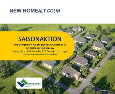 Grundstück zum Kauf provisionsfrei 104.315 € 673 m² Grundstück Am Lindenweg Alt Golm Rietz-Neuendorf 15848