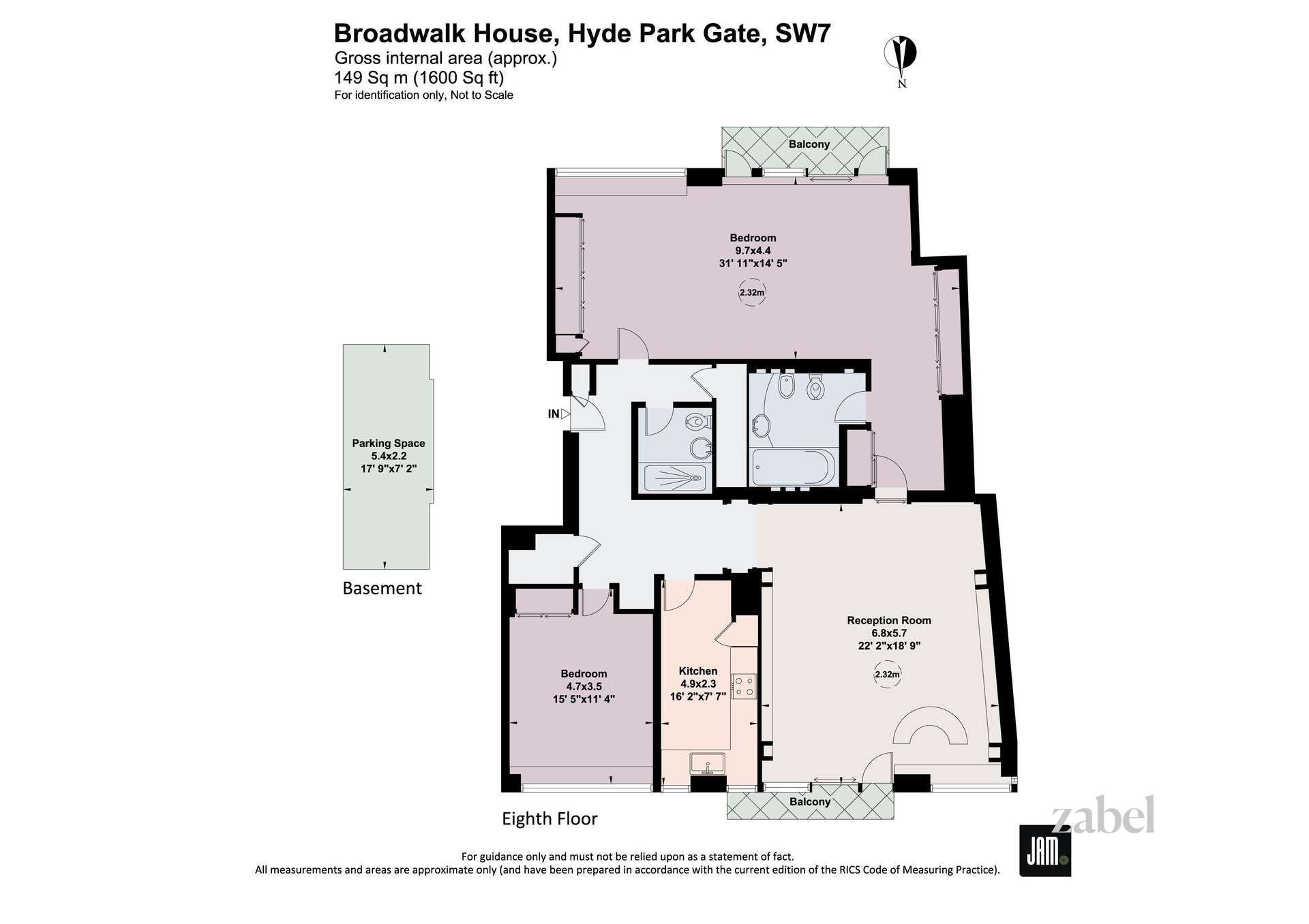 Wohnung zum Kauf provisionsfrei 3.295.325 € 3 Zimmer 148,6 m²<br/>Wohnfläche London SW7 5DZ