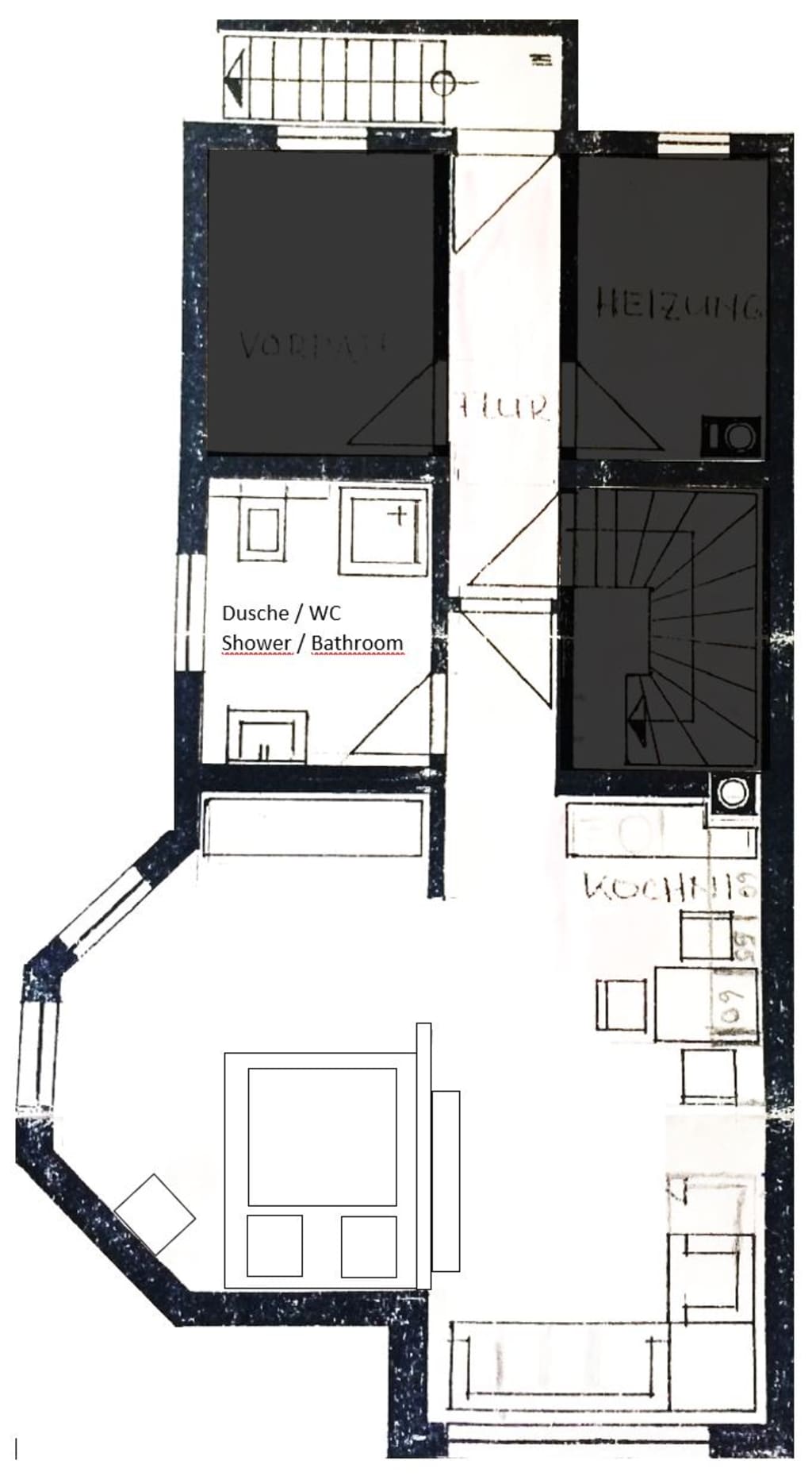 Wohnung zur Miete Wohnen auf Zeit 1.230 € 1 Zimmer 45 m²<br/>Wohnfläche 01.04.2025<br/>Verfügbarkeit Gutenbergstraße Großsachsenheim Sachsenheim 74343