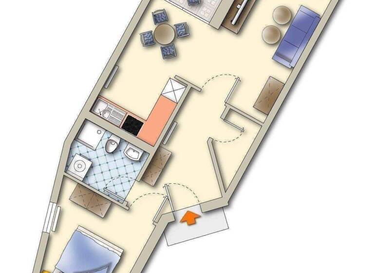 Wohnung zum Kauf 239.000 € 2 Zimmer 46 m² 2. Geschoss Zingst 18374