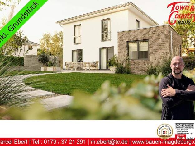 Villa zum Kauf - Erstbezug 419.200 € 4 Zimmer 123,4 m² 669 m² Grundstück Barleben 39179