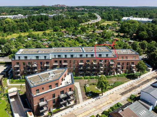 Penthouse zur Miete 1.870 € 3 Zimmer 89 m² Geschoss 3/4 frei ab 15.11.2025 Rotenbleicher Weg Rotes Feld Lüneburg 21335