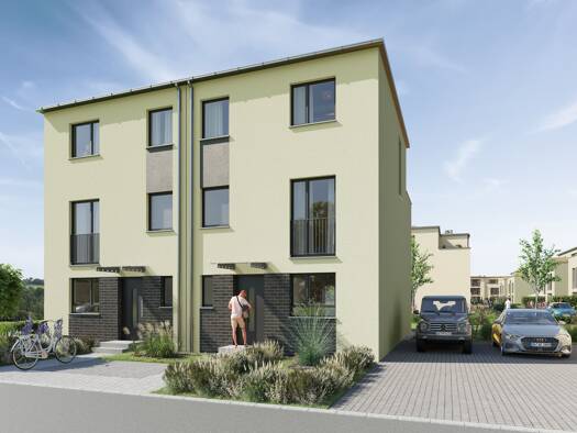 Doppelhaushälfte zum Kauf - Neubau provisionsfrei 634.000 € 5 Zimmer 156 m² 258 m² Grundstück Auf dem Wentzenrod 2 Messel 64409