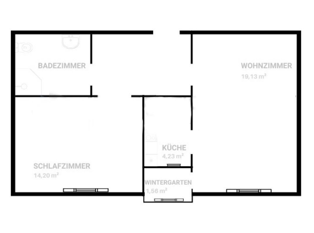 Wohnung zur Miete 890 € 2 Zimmer 50 m²<br/>Wohnfläche EG<br/>Geschoss ab sofort<br/>Verfügbarkeit Fürther Straße 320A Muggenhof Nürnberg 90429