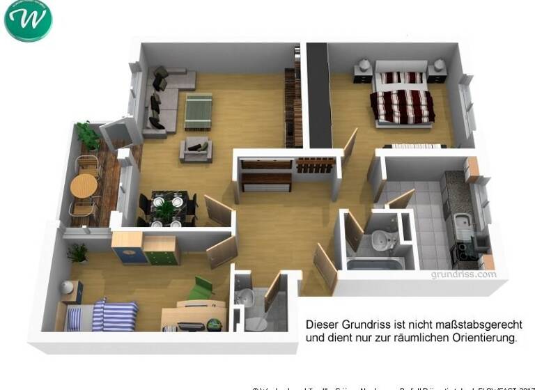 Wohnung zum Kauf provisionsfrei 152.000 € 3 Zimmer 87 m²<br/>Wohnfläche Theodor-Heuss-Str. 47 Detmerode Wolfsburg 38444