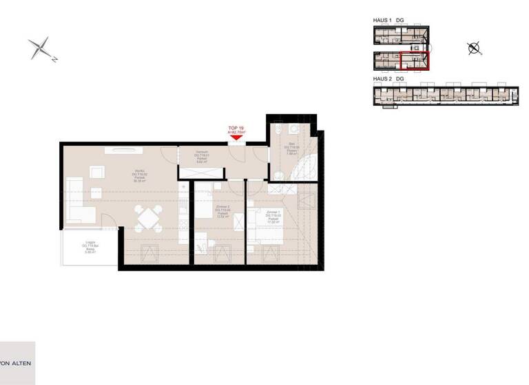 Wohnung zum Kauf 388.682 € 3 Zimmer 83 m² Bad Radkersburg 8490