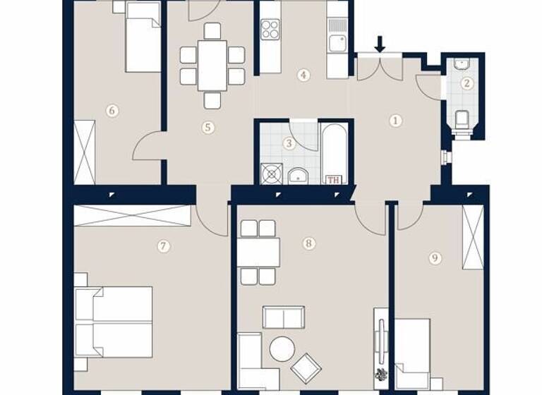 Wohnung zum Kauf 635.000 € 4 Zimmer 102,4 m² 1. Geschoss Wien 1020