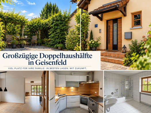 Doppelhaushälfte zum Kauf 585.000 € 6,5 Zimmer 185 m² 434 m² Grundstück frei ab sofort Schloßäckerstraße 7 Zell Geisenfeld 85290