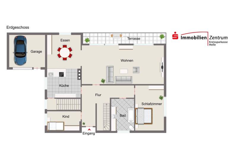 Einfamilienhaus zum Kauf 298.000 € 6 Zimmer 120 m² 973 m² Grundstück Westhoyel Melle 49328