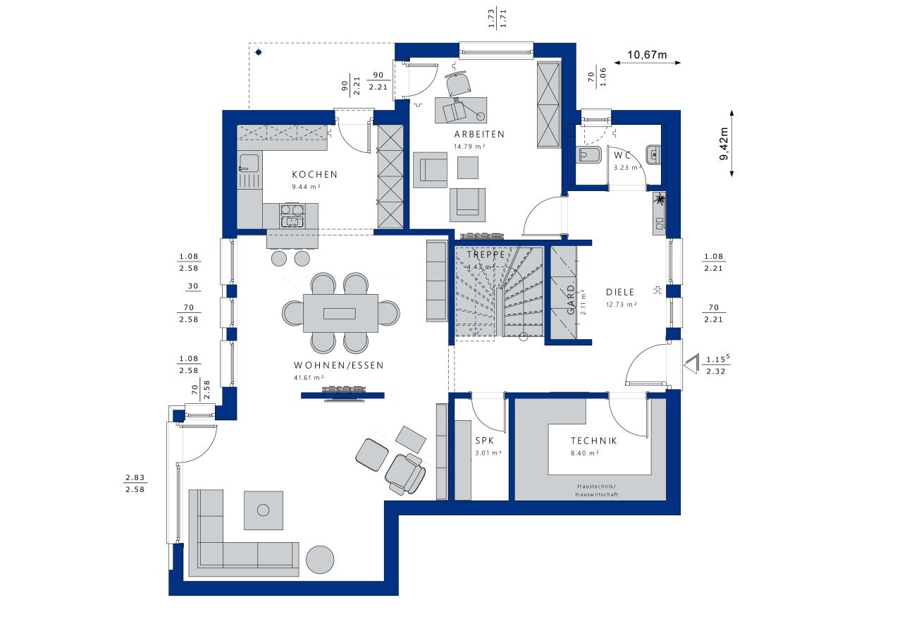 Einfamilienhaus zum Kauf 683.161 € 6 Zimmer 179 m²<br/>Wohnfläche 630 m²<br/>Grundstück Delbrück Delbrück 33129