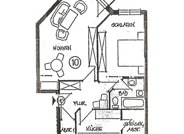 Wohnung zum Kauf 259.700 € 2 Zimmer 74 m² Geschoss 1/2 frei ab sofort Hermann-Löns-Straße 15 Buxtehude 21614