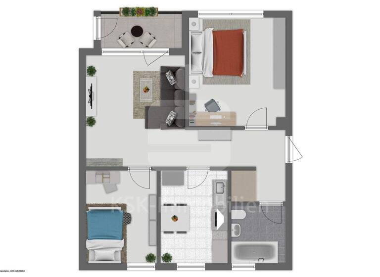 Wohnung zum Kauf 179.000 € 3 Zimmer 65 m² 2. Geschoss Brühl 50321