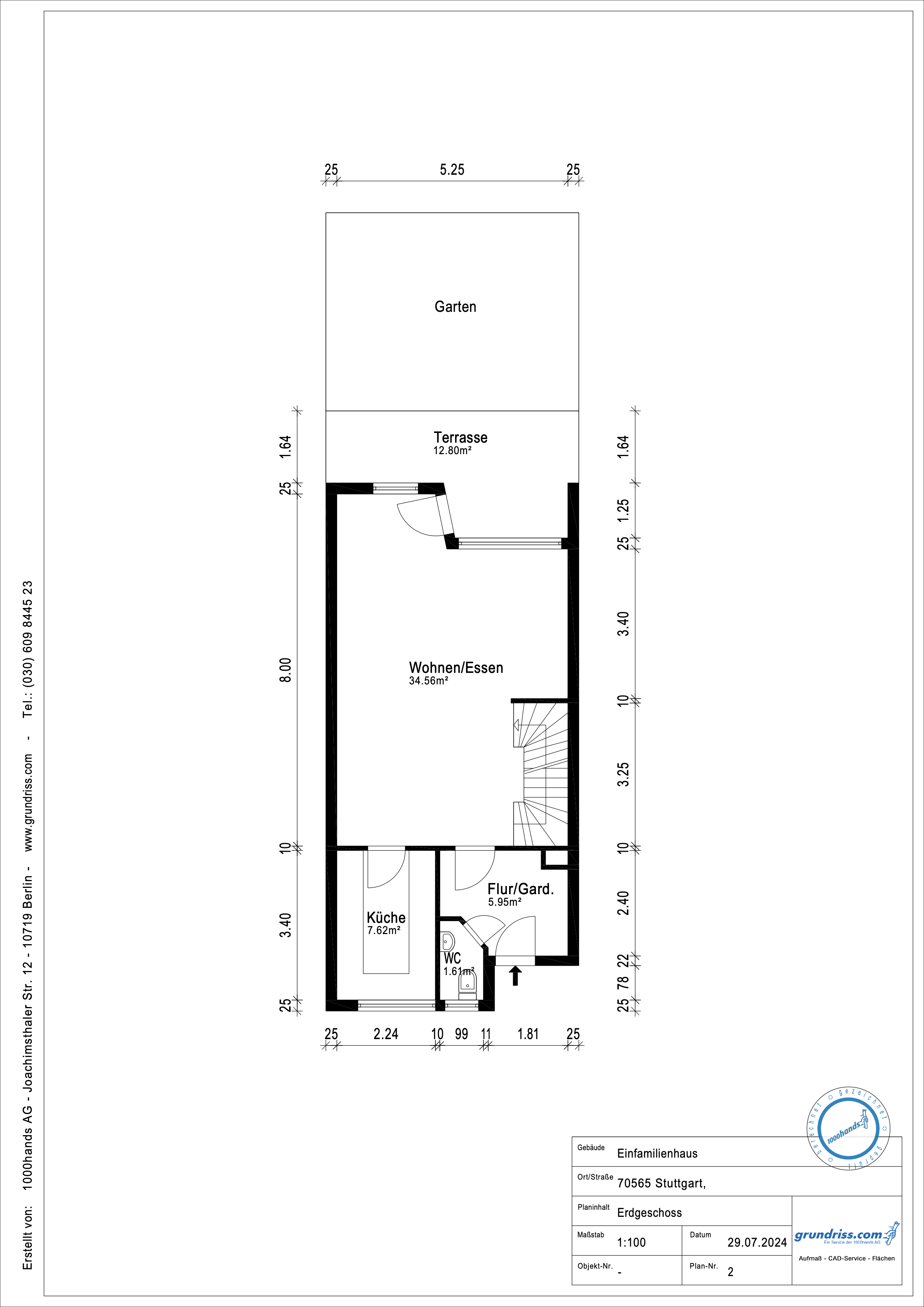 Reihenmittelhaus zum Kauf 750.000 € 4,5 Zimmer 145 m²<br/>Wohnfläche 232 m²<br/>Grundstück Fasanenhof Stuttgart 70565