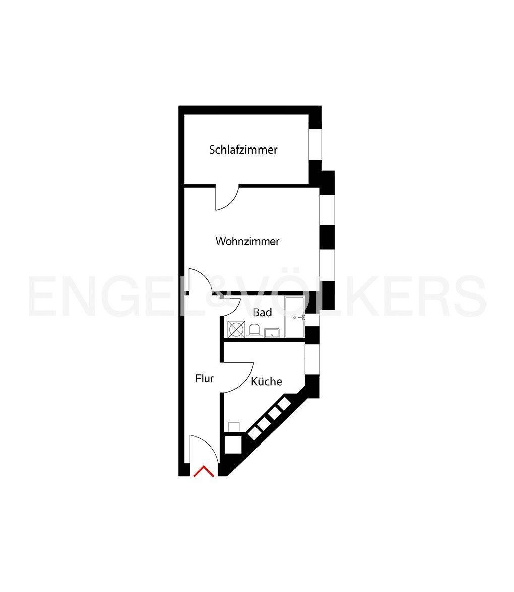 Wohnung zum Kauf 399.000 € 2 Zimmer 53 m²<br/>Wohnfläche 2.<br/>Geschoss Neukölln Berlin 12055