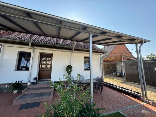 Doppelhaushälfte zum Kauf 269.000 € 5 Zimmer 105 m² 8.000 m² Grundstück frei ab sofort Schwedt/Oder-Stendell 16303