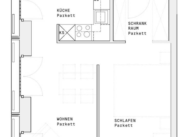 Wohnung zur Miete - Erstbezug 993 € 2 Zimmer 45 m² 11. Geschoss Donau-City-Straße Wien 1220