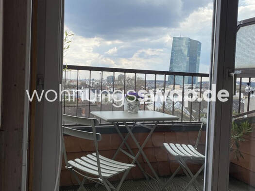 Studio zur Miete Tauschwohnung 450 € 1 Zimmer 28 m² 7. Geschoss Frankfurt am Main 60316
