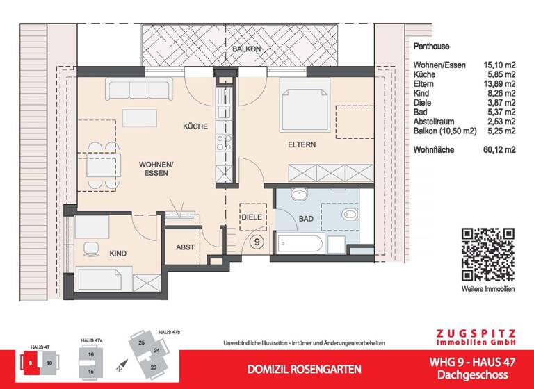 Wohnung zum Kauf - Erstbezug 710.000 € 3 Zimmer 60,1 m² Garmisch Garmisch-Partenkirchen 82467