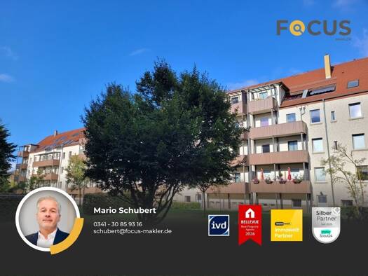 Wohnung zur Miete 420 € 2 Zimmer 45,6 m² 2. Geschoss frei ab 01.10.2026 Linkelstraße 36 Wahren Nordwest 04159