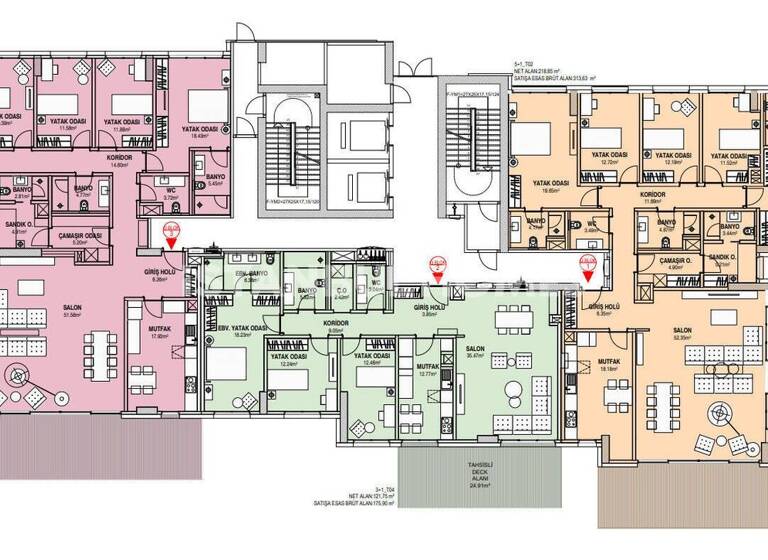 Wohnung zum Kauf 1.145.000 € 5 Zimmer 200 m² EG Istanbul 34396