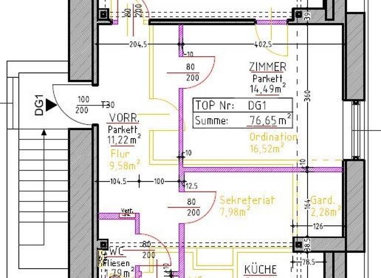 Wohnung zur Miete - Erstbezug 2.031 € 3 Zimmer 77,7 m² frei ab sofort Auhofstraße Wien,Hietzing 1130