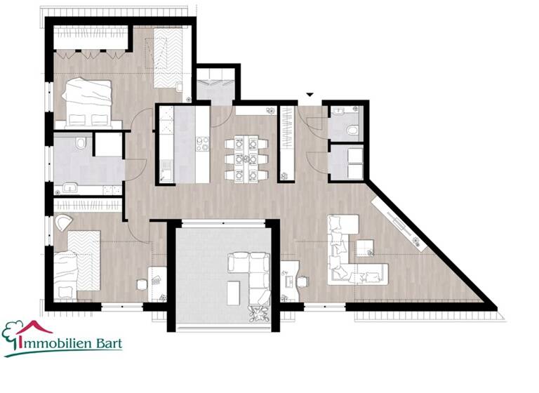 Wohnung zum Kauf 498.800 € 3 Zimmer 126,5 m² Helfant Palzem / Helfant 54439