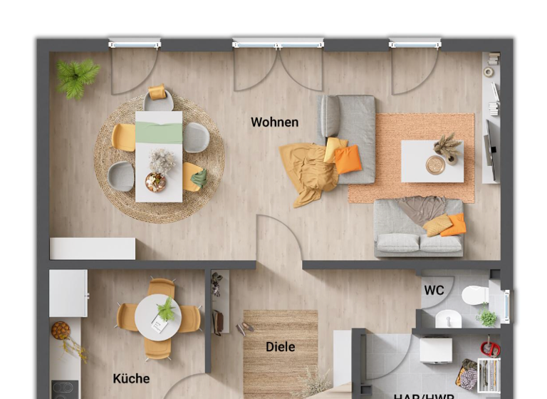 Einfamilienhaus zum Kauf - Erstbezug provisionsfrei 299.522 € 4 Zimmer 122,5 m² 500 m² Grundstück frei ab 01.01.2027 Schlagfeldweg Wildensorg Bamberg 96049