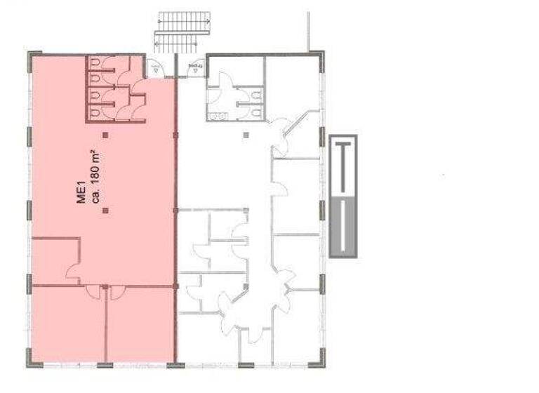 Bürofläche zur Miete provisionsfrei 9,80 € 180 m² Bürofläche teilbar ab 180 m² Langwasser Nürnberg 90471