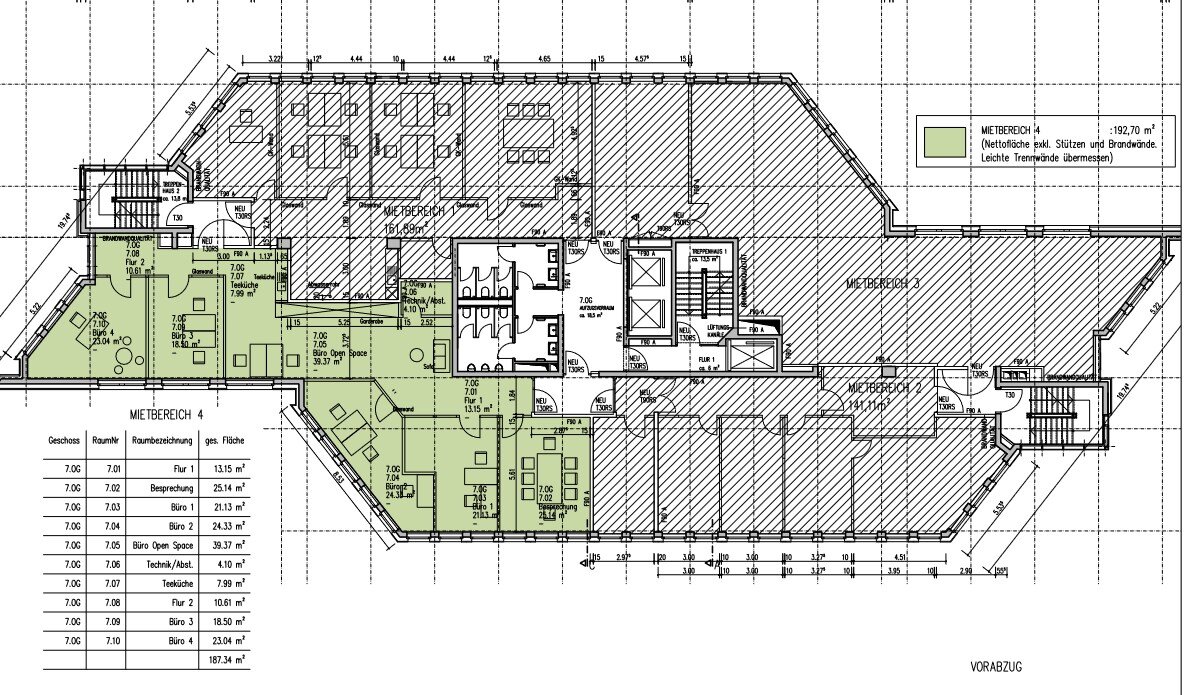 Bürofläche zur Miete 13 € 1.200 m²<br/>Bürofläche Oberlörick Düsseldorf 40547