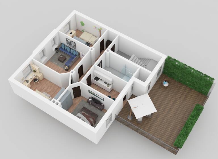 Wohnung zum Kauf provisionsfrei 320.700 € 4 Zimmer 108,7 m²<br/>Wohnfläche 1.<br/>Geschoss ab sofort<br/>Verfügbarkeit Buer Gelsenkirchen 45899