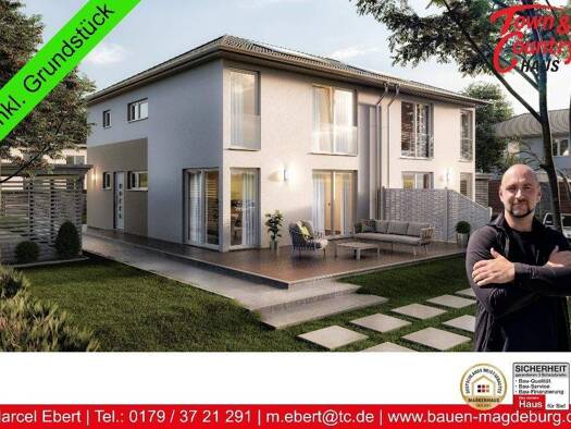 Haus zum Kauf - Erstbezug 315.640 € 4 Zimmer 111 m² 307 m² Grundstück Stadtfeld West Magdeburg 39110