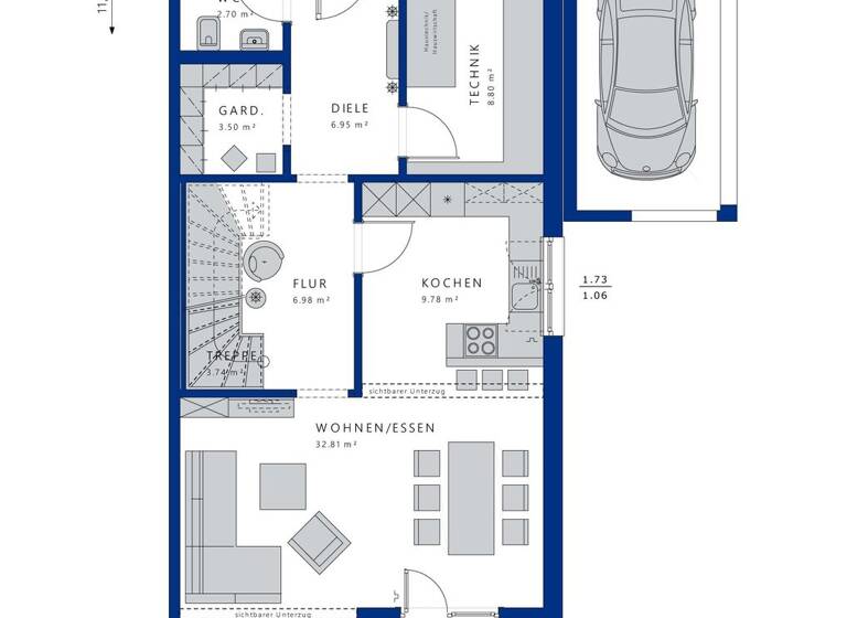 Doppelhaushälfte zum Kauf 880.000 € 6 Zimmer 205 m² 500 m² Grundstück Aindling 86447