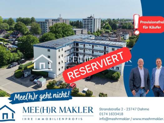 Wohnung zum Kauf provisionsfrei 189.000 € 2 Zimmer 43 m² 1. Geschoss Ostlandstraße 17 Kellenhusen Kellenhusen 23746