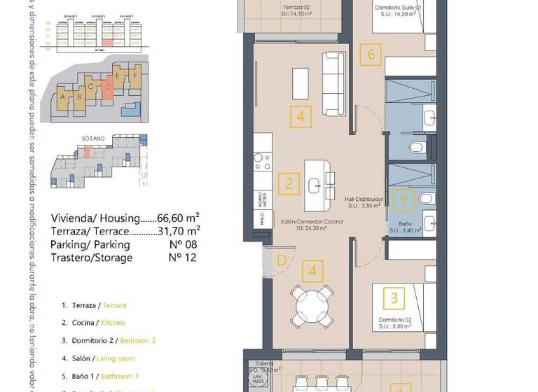 Wohnung zum Kauf provisionsfrei 269.900 € 2 Zimmer 85 m² Los Alcázares