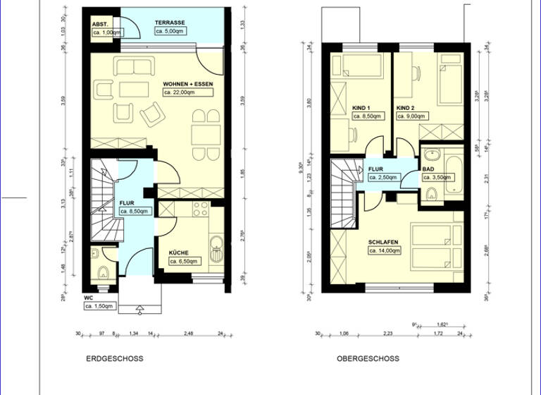 Reihenmittelhaus zum Kauf 298.000 € 4 Zimmer 80 m² 136 m² Grundstück Beckersbergring 78 Henstedt-Ulzburg 24558